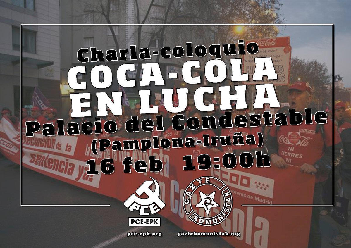 Charla coloquio con trabajadores del Conflicto de Coca-Cola