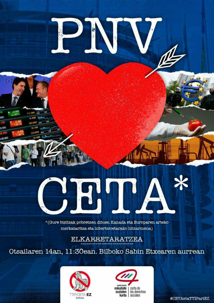 Movilizaciones contra el tratado CETA