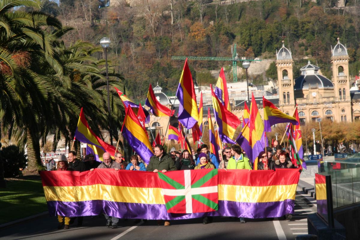 Manifestación Republicana en Donostia 6 de diciembre de 2017