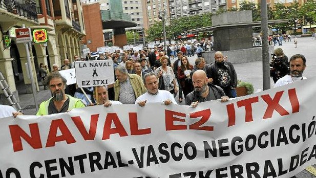 El Partido Comunista de Euskadi-EPK defiende la republificación de La Naval como única fórmula posible para salvar el Astillero y los empleos.