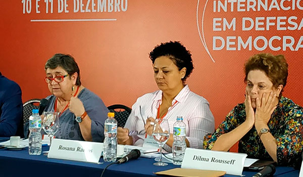 CONFERENCIA INTERNACIONAL EN DEFENSA DE LA DEMOCRACIA, EN BRASIL