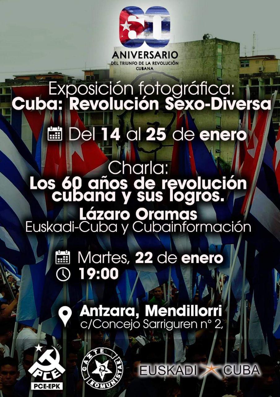 Exposición y Charla, 60 aniversario de la Revolución Cubana.