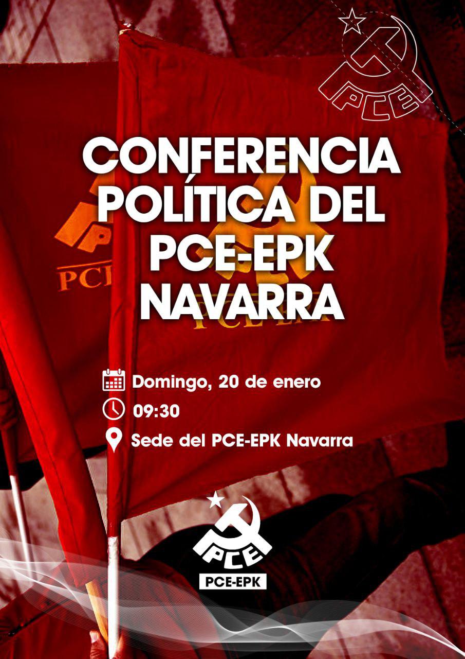 Conferencia Política del Partido Comunista en Navarra.