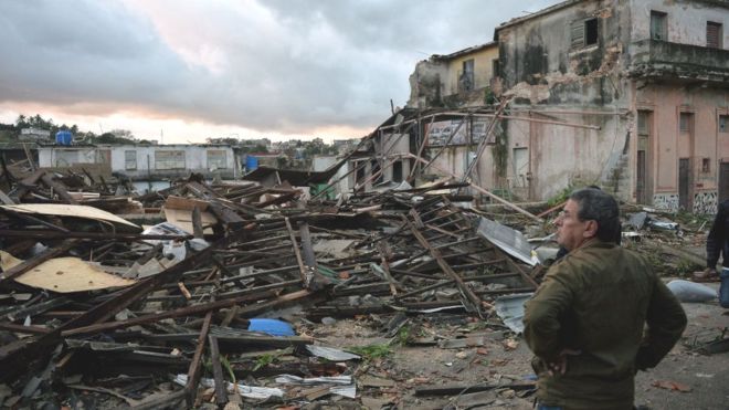 Campaña de solidaridad con Cuba ante el tornado que causó cuatro fallecimientos y grandes pérdidas