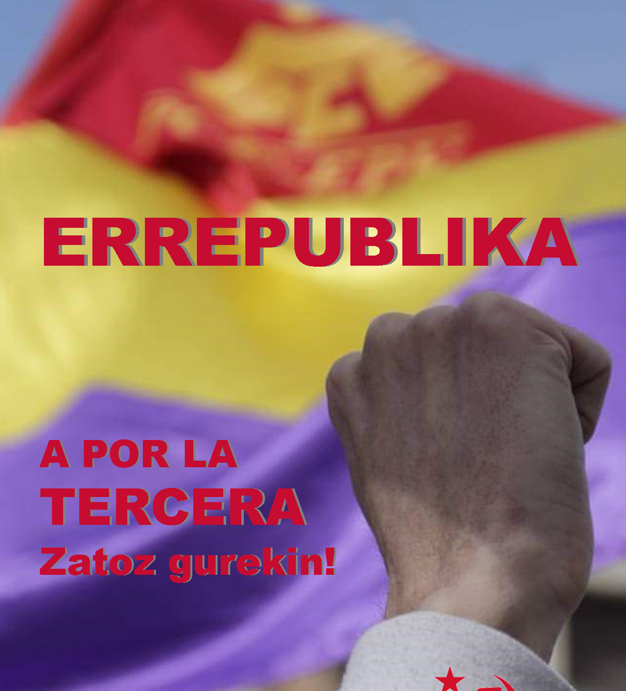El Partido Comunista de Euskadi-EPK pide a la ciudadanía vasca mostrar su rechazo a la monarquía corrupta el próximo 14 de Abril desde ventanas y en las redes sociales.