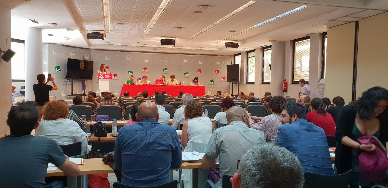 El Comité Central del PCE se reune hoy en Puente de Vallecas (Madrid).
