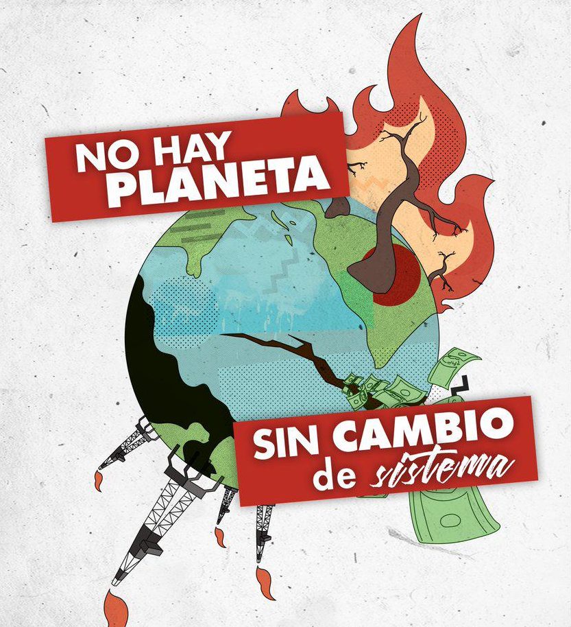 El Partido Comunista apoya y convoca a la Huelga Mundial por el Clima de 27 de septiembre