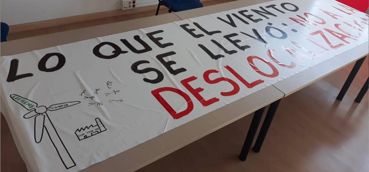 El Partido Comunista muestra su total solidaridad con la plantilla de la planta de Aoiz de Siemens Gamesa y exige una contundente respuesta del Gobierno de Navarra.