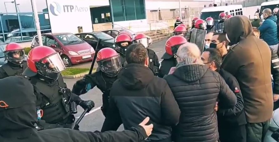 El Partido Comunista de Euskadi-EPK condena las acciones del colectivo policial SIPE contra los sindicalistas de CCOO y contra el derecho de huelga y manifestación.