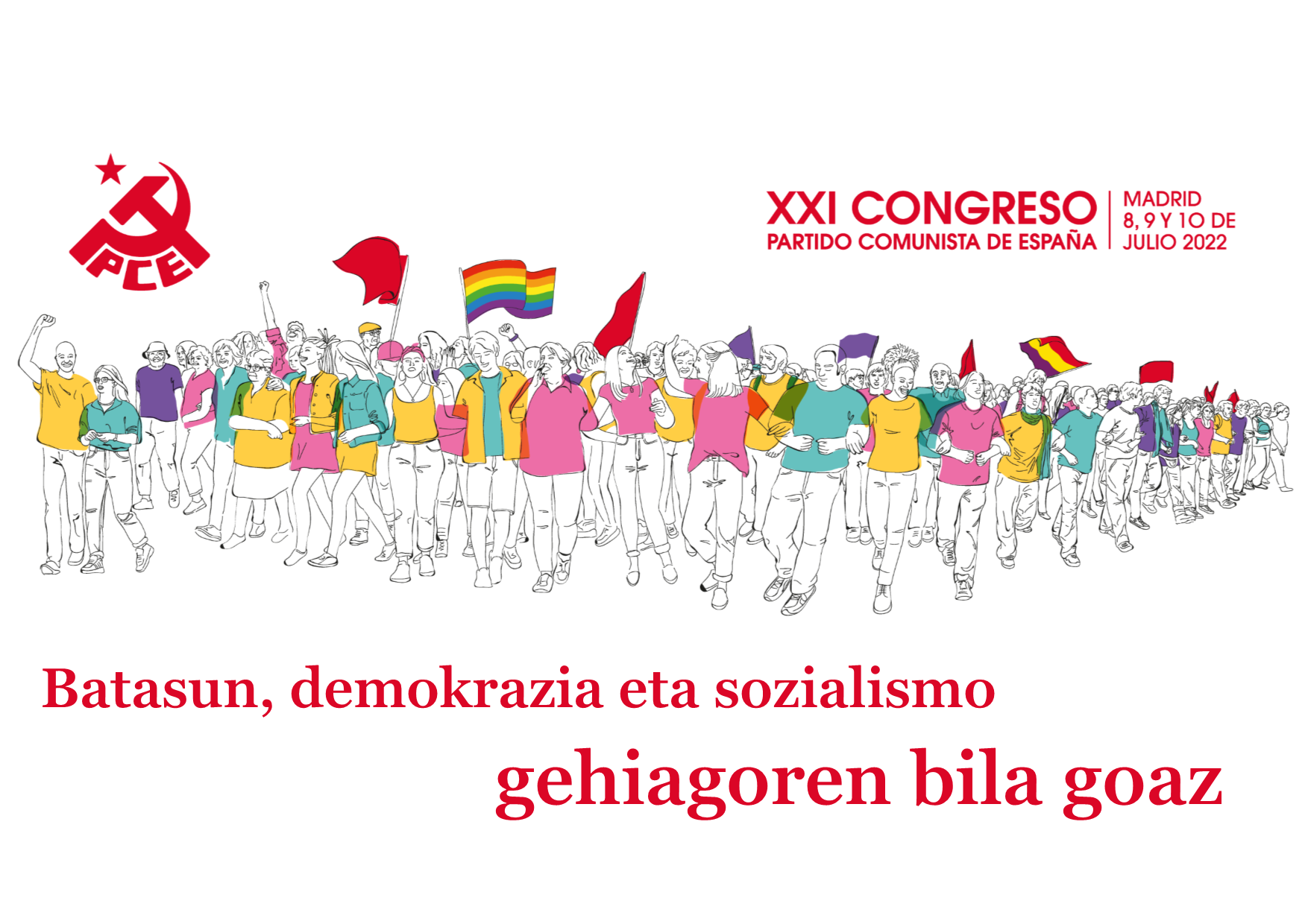 Este fin de semana se celebra el XXI Congreso del PCE.
