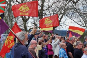 El Partido Comunista de Euskadi-EPK ha participado este domingo en el acto de recuerdo a las camaradas fusiladas por los franquistas en Pikoketa.