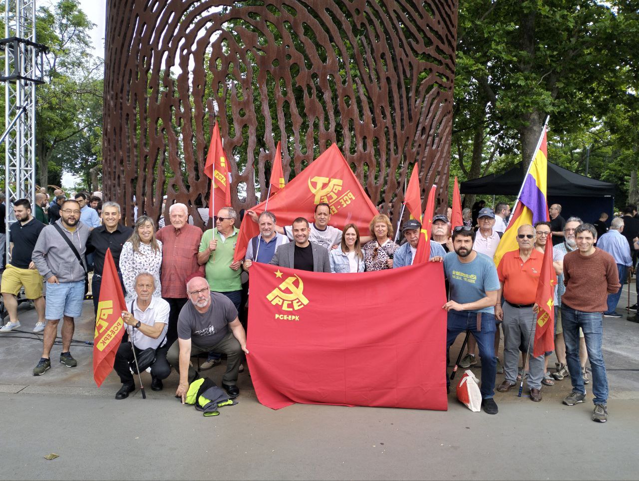 El Partido Comunista en el 86 aniversario de la defensa del   Bilbao ante el fascismo.