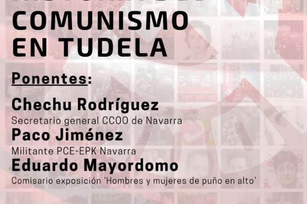 La historia del comunismo en Tudela protagoniza una conferencia, este jueves, en la Biblioteca Pública.