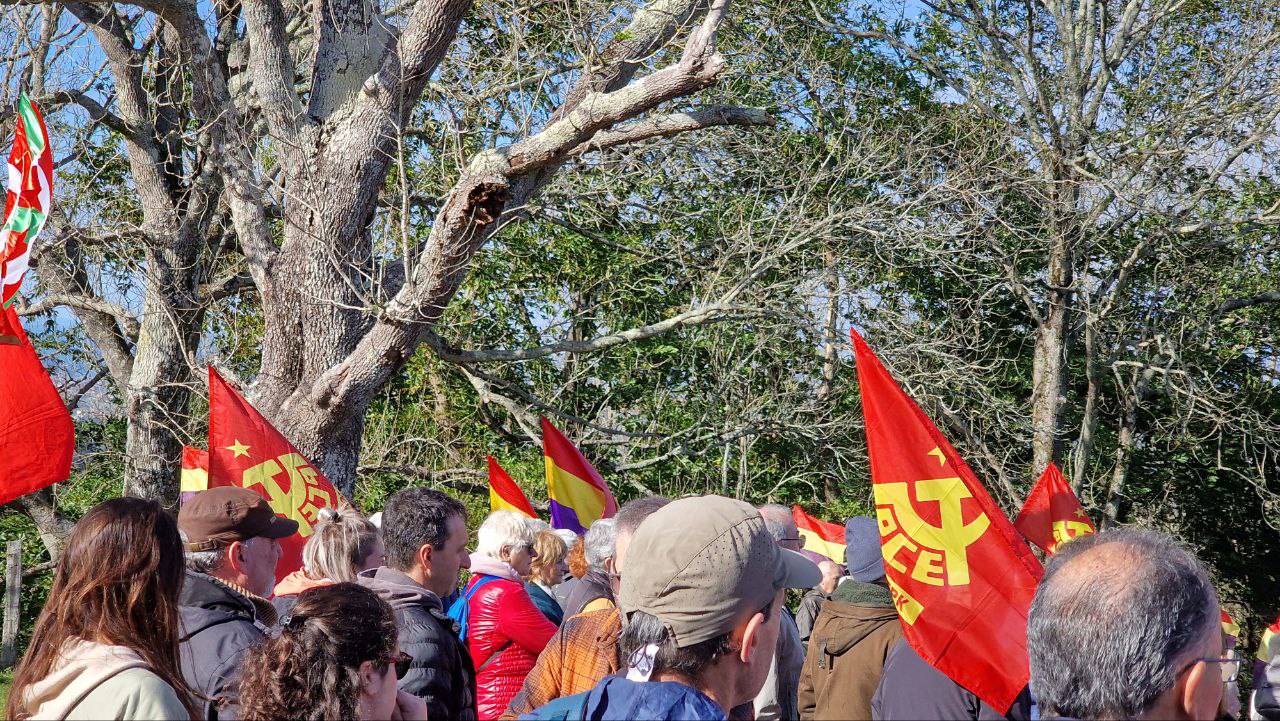 El Partido Comunista de Euskadi-EPK ha participado en el acto popular de recuerdo a las camaradas fusiladas en Pikoketa.