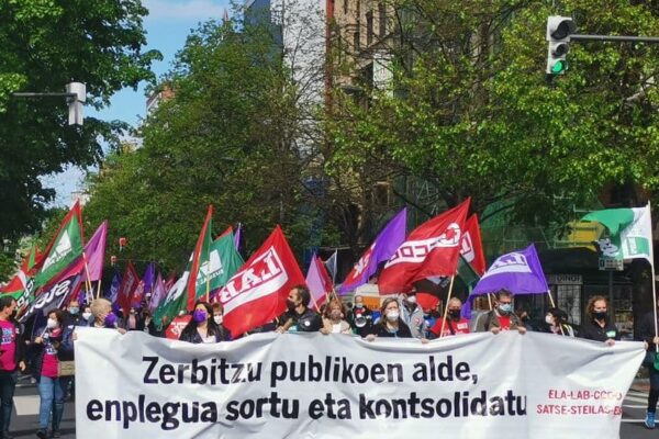 El PCE–EPK respalda la Huelga del sector público en Euskadi ante el deterioro por parte del Gobierno PNV-PSE de los servicios y empleos públicos.